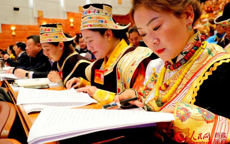 西藏自治區十一屆人大三次會議開幕