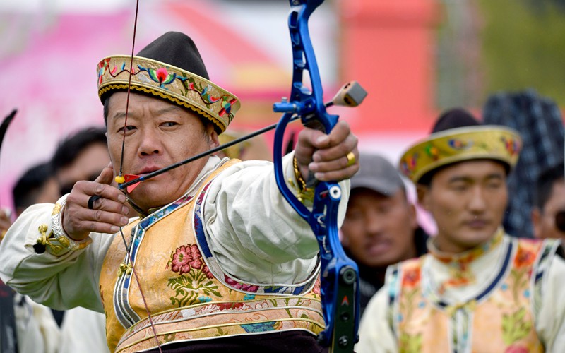 西藏非遺工布響箭：桃花林下的“畢秀”