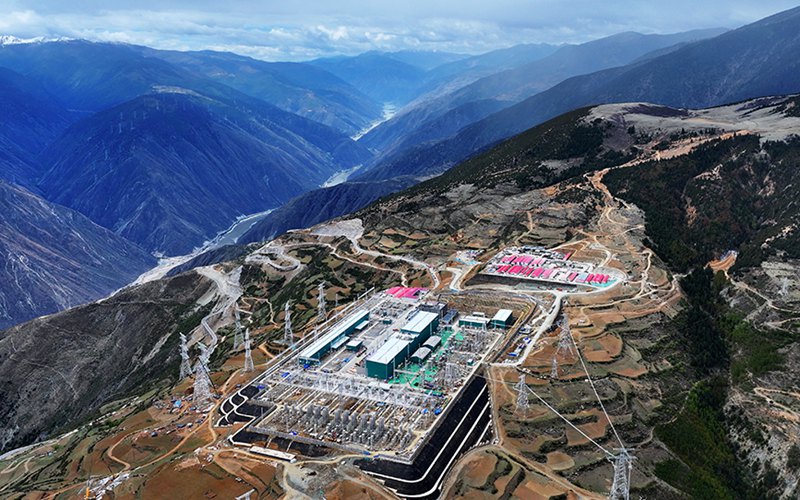 西藏芒康：卡麦换流站工程建设有序推进
